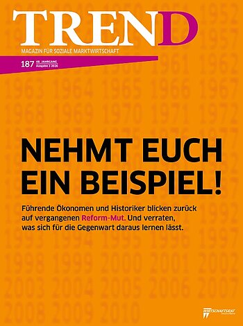 Der neue TREND ist da: jetzt digital lesen Deutschland braucht mehr Mut zu Reformen. Manchmal hilft dabei der Blick... Der neue TREND ist da: jetzt digital lesen Deutschland braucht mehr Mut zu Reformen. Manchmal hilft dabei der Blick...