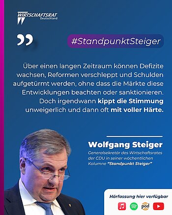 Die Situation in Frankreich muss für die deutsche Bundesregierung eine Warnung sein. Steigende Zinsen und eine hohe... Die Situation in Frankreich muss für die deutsche Bundesregierung eine Warnung sein. Steigende Zinsen und eine hohe...