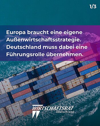 Wer eigene Interessen nicht definiert, dem werden sie von anderen definiert. Unser Positionspapier zeigt, wie Europa... Wer eigene Interessen nicht definiert, dem werden sie von anderen definiert. Unser Positionspapier zeigt, wie Europa...